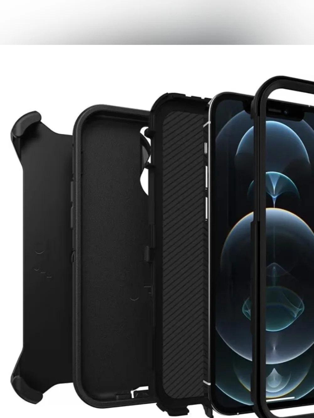 OtterBox Defender Series Screenless Edition Case for iPhone 12 & iPhone 12 Pro - Picture 4 of 5